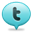 Bubble twitter icon